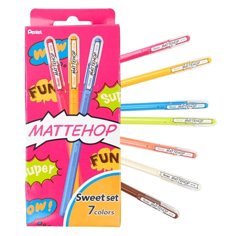 Pentel Mattehop Gel Pens Set – Sweet