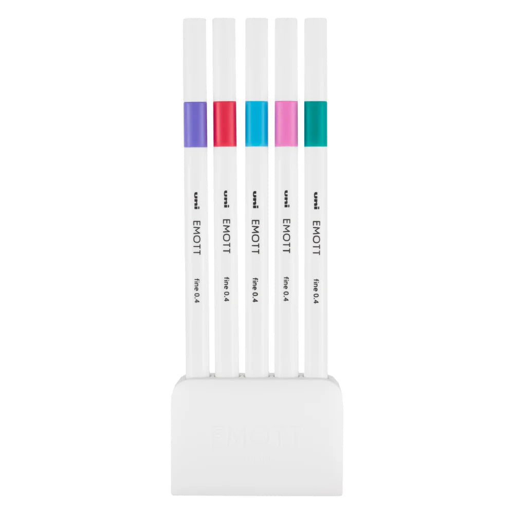 uni® EMOTT Fine Line Marker Set- Candy Pop