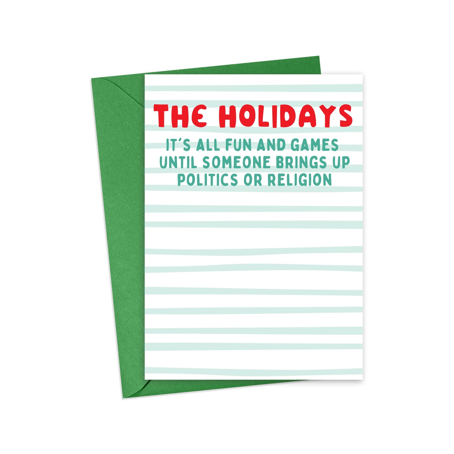 Politics & Religion Christmas Card