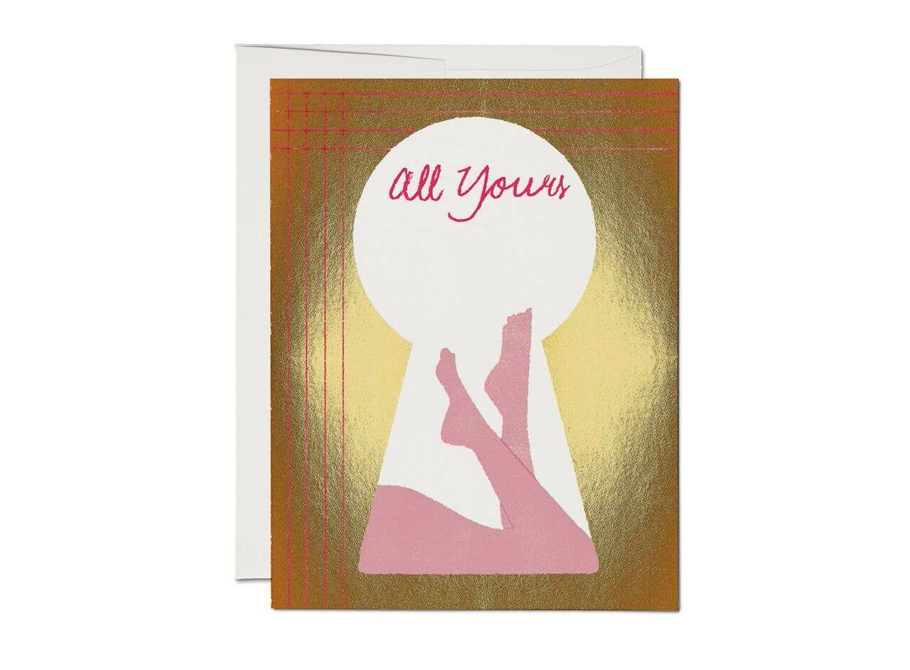 Keyhole imagination card