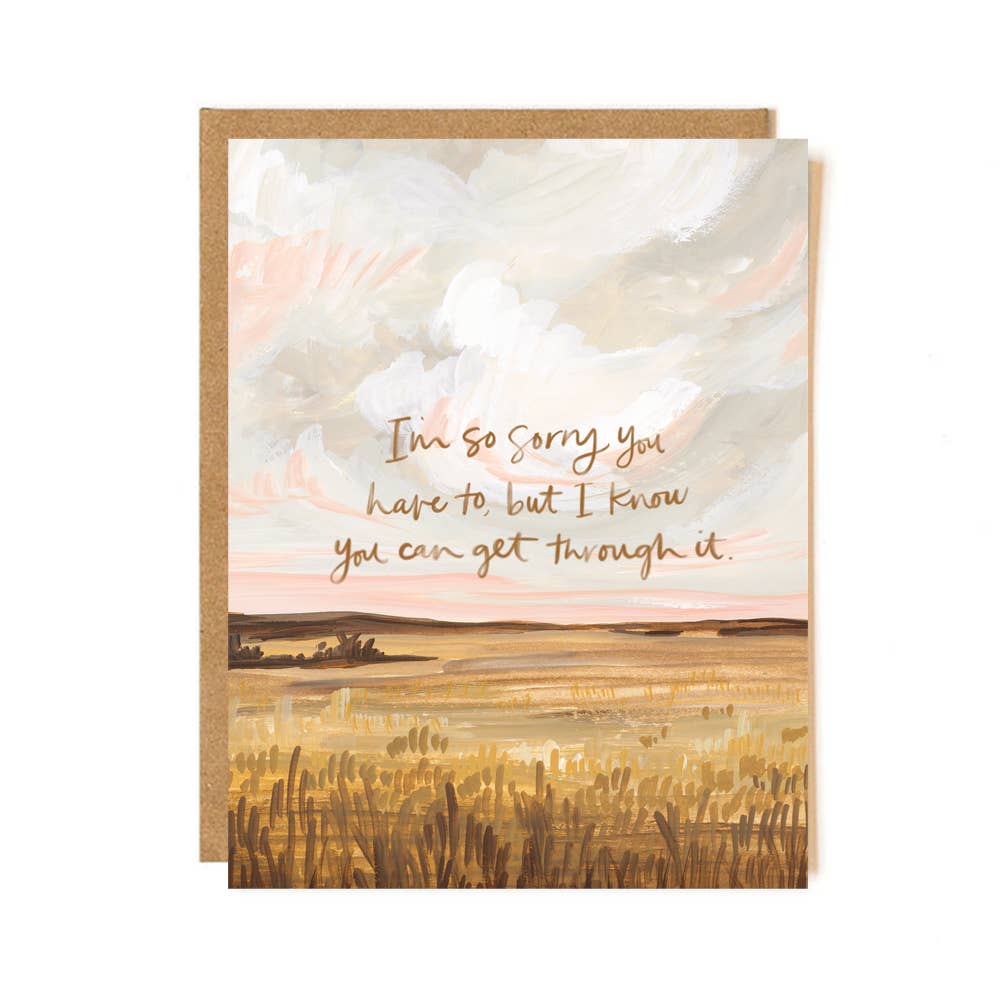 So Sorry Landscape Card