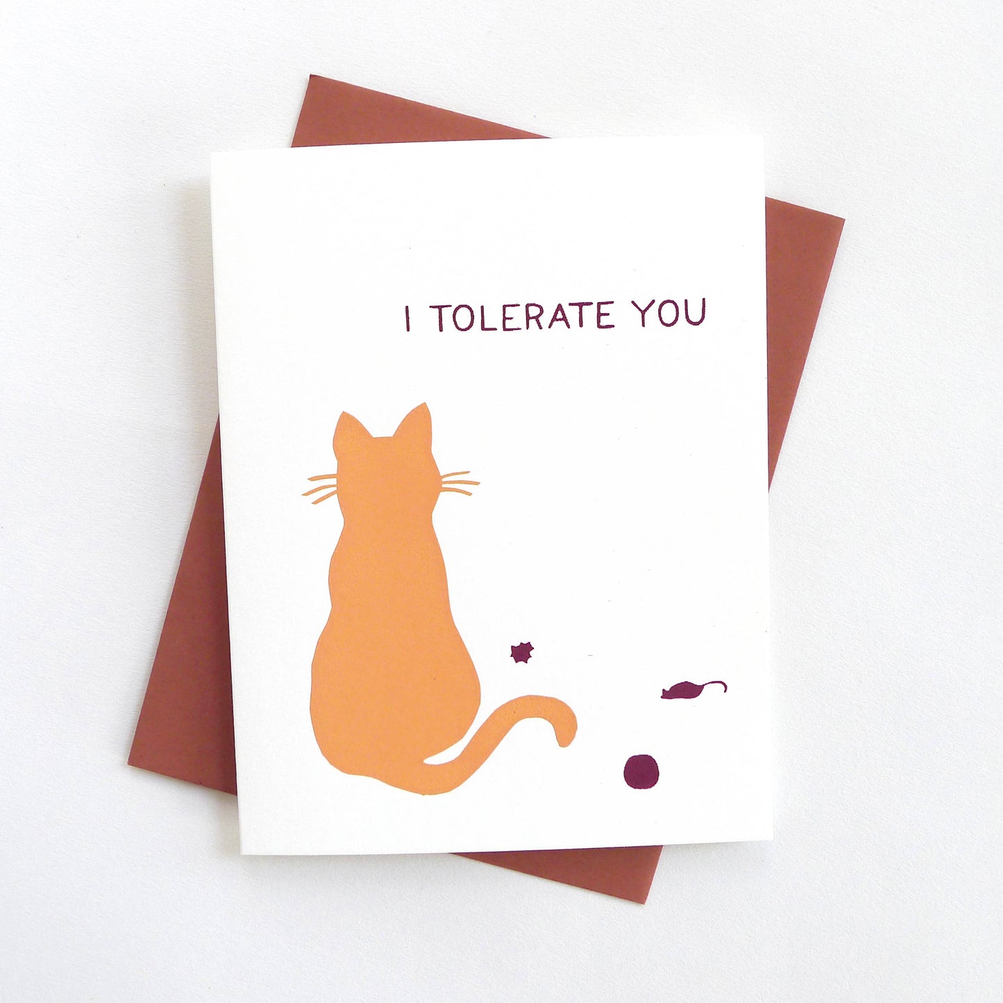 I Tolerate You Card
