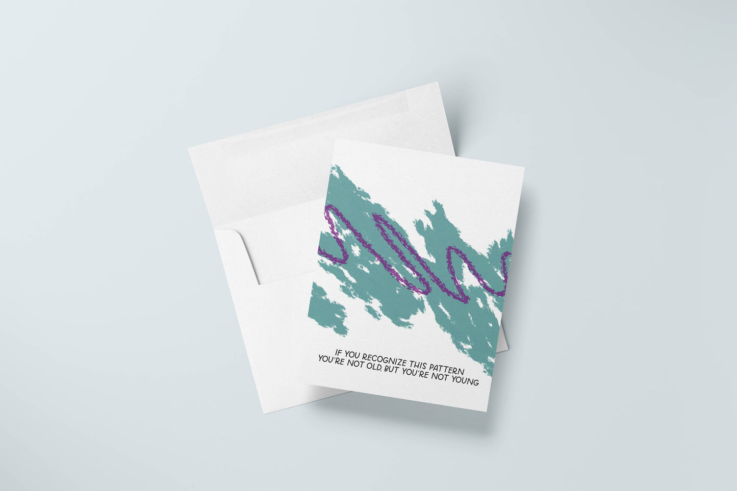 Nineties Pattern Birthday Card