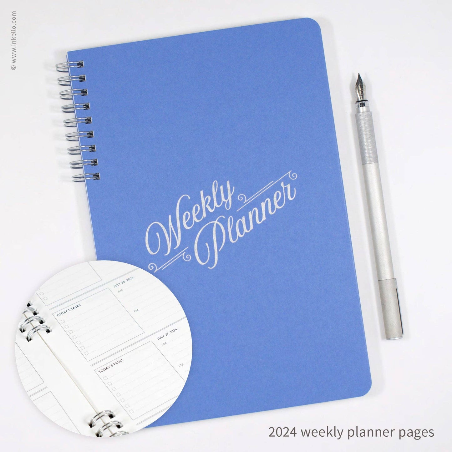 Dated Periwinkle Weekly Planner