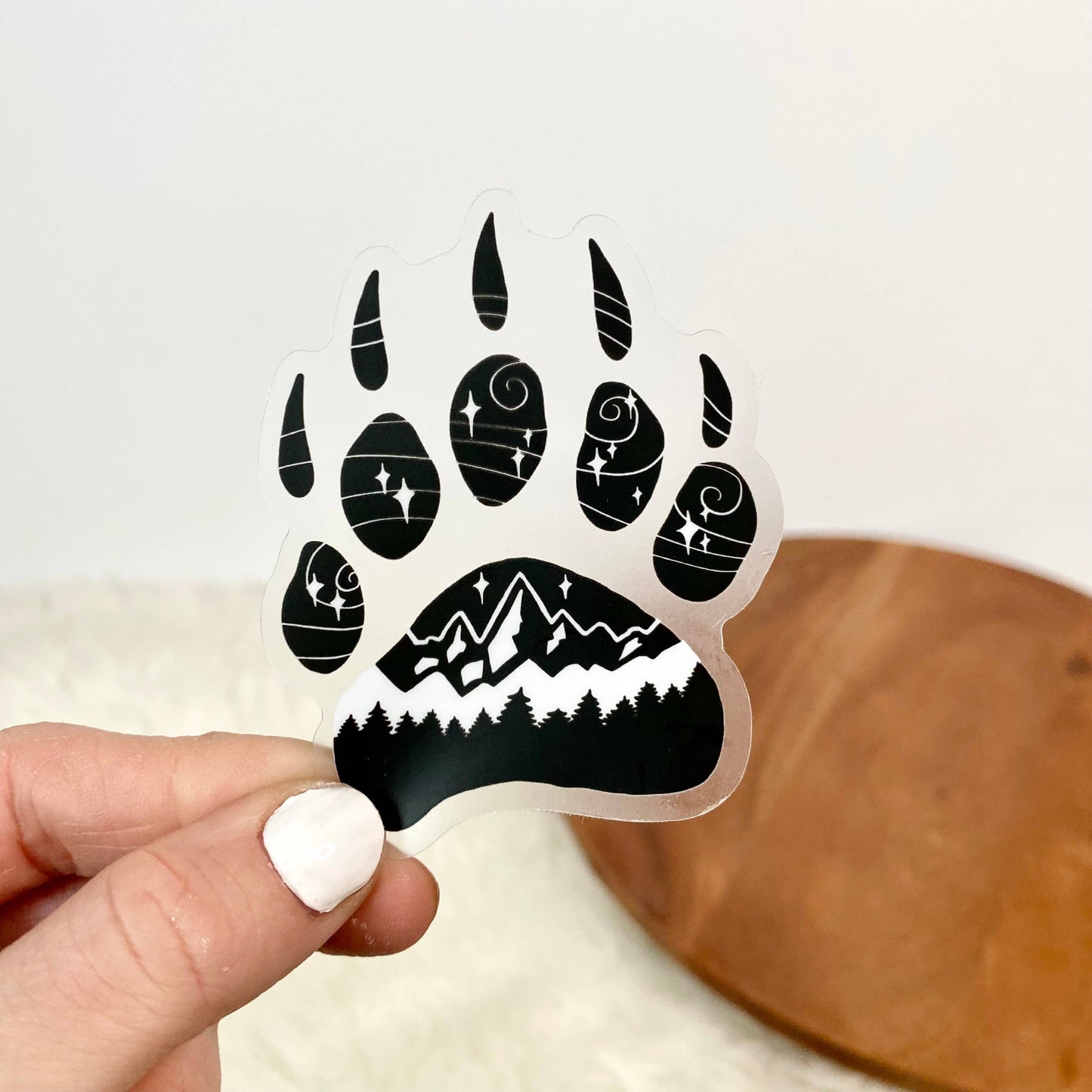 Bear Paw Nature Sticker