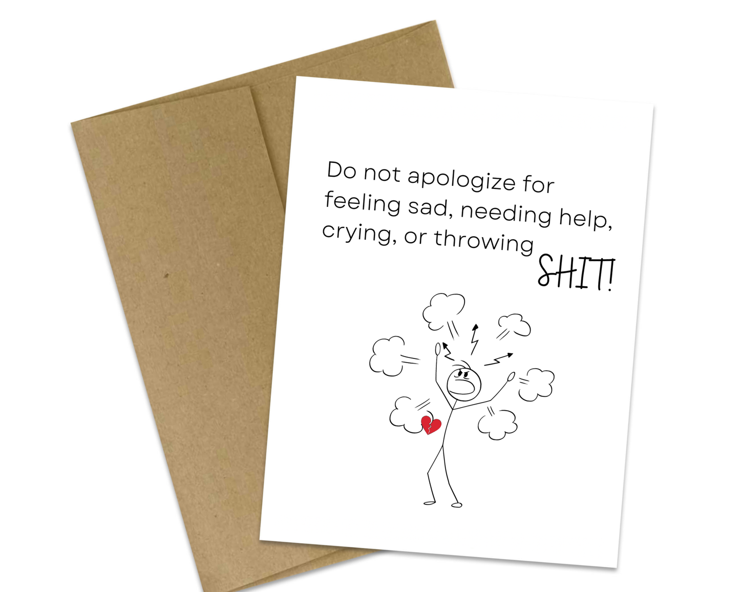 Throwing Shit Card