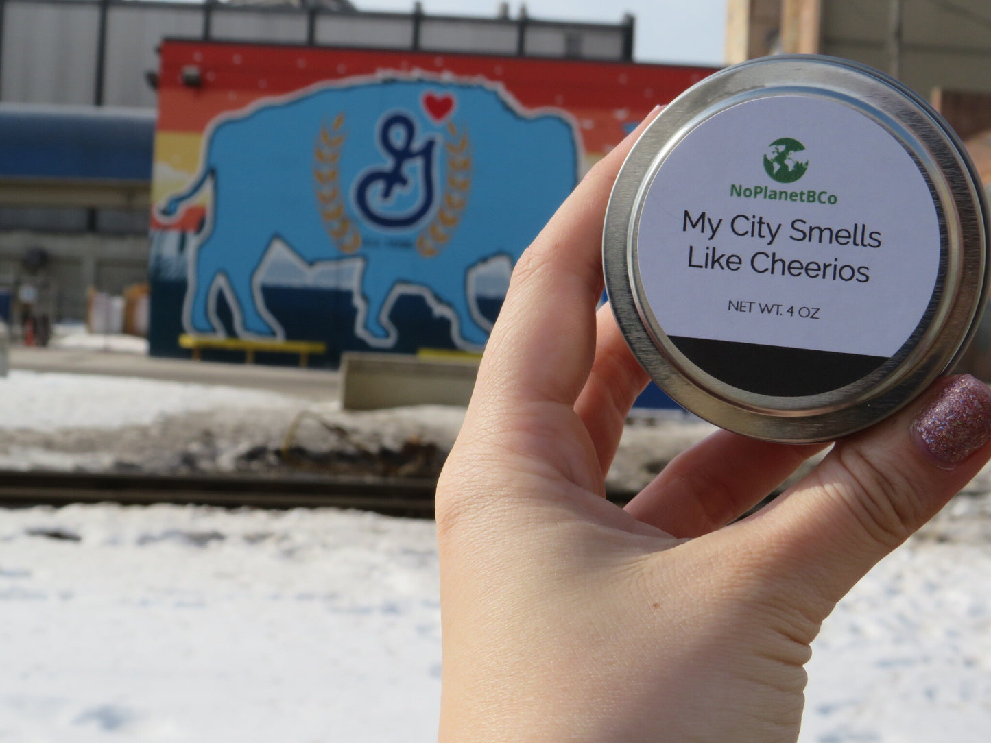 My City Smells Like Cheerios Candle
