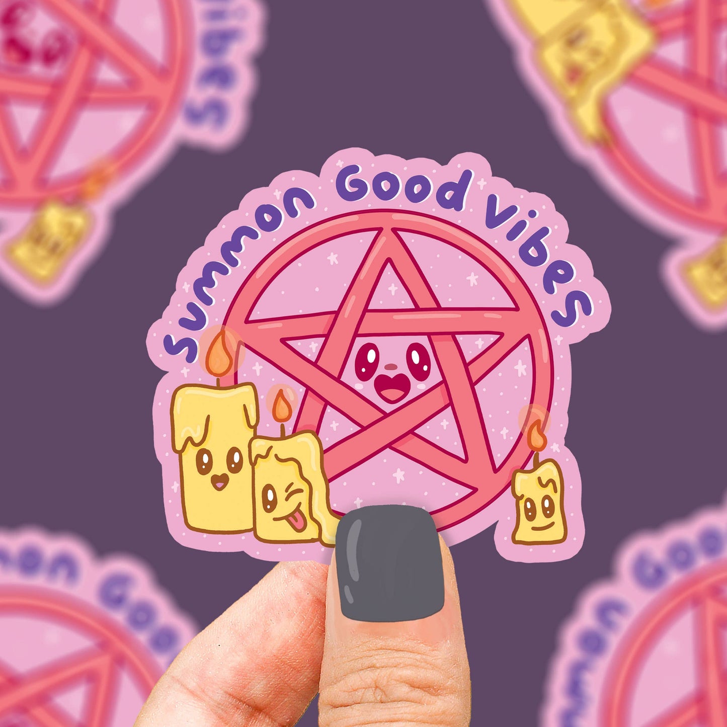 Summon Good Vibes Vinyl Sticker