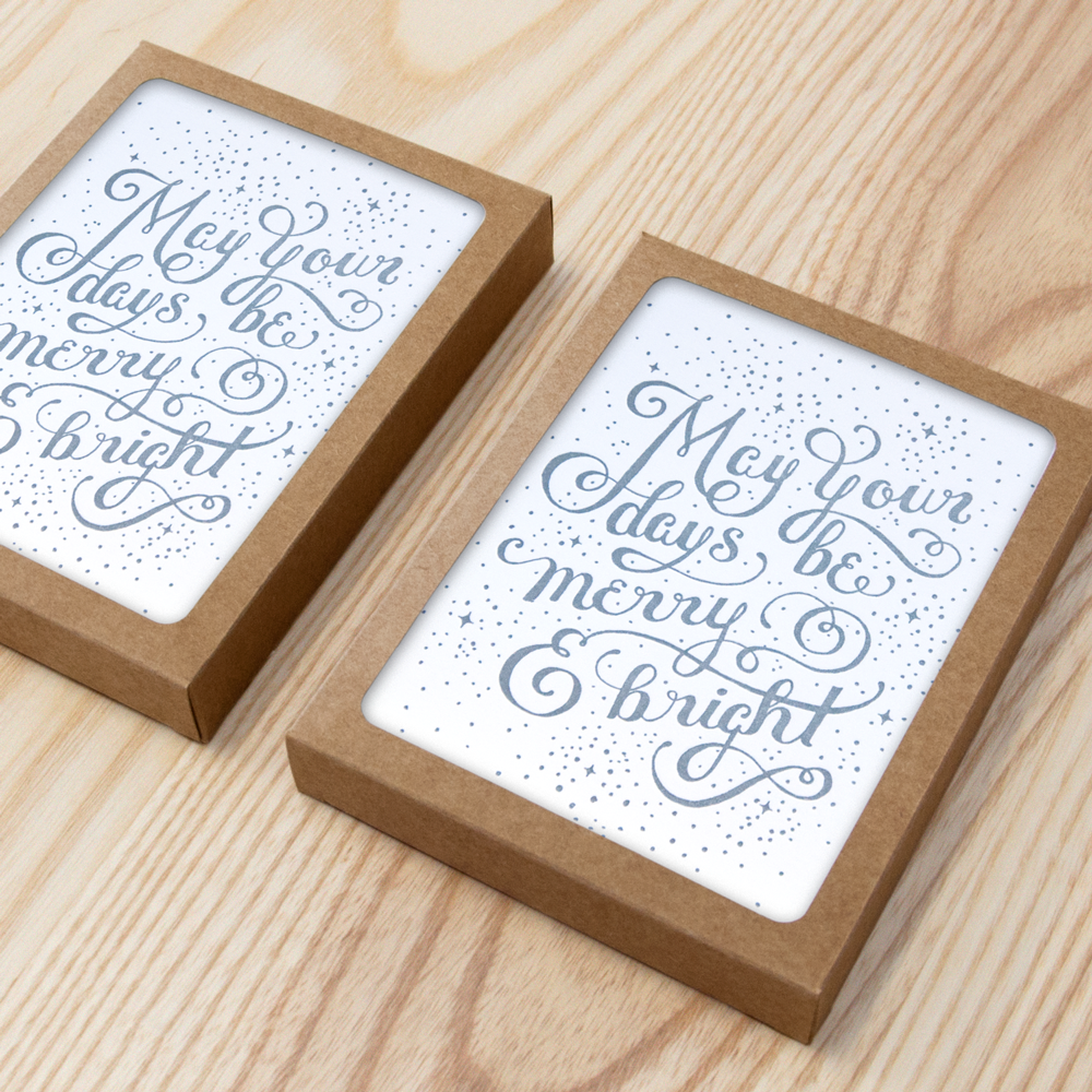 Merry and Bright- Boxed Set of 6