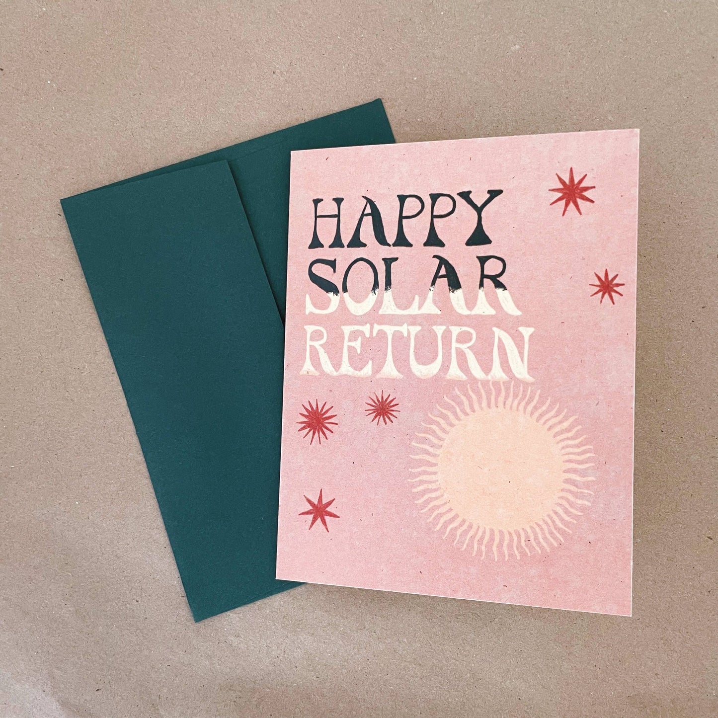 Happy Solar Return Greeting Card