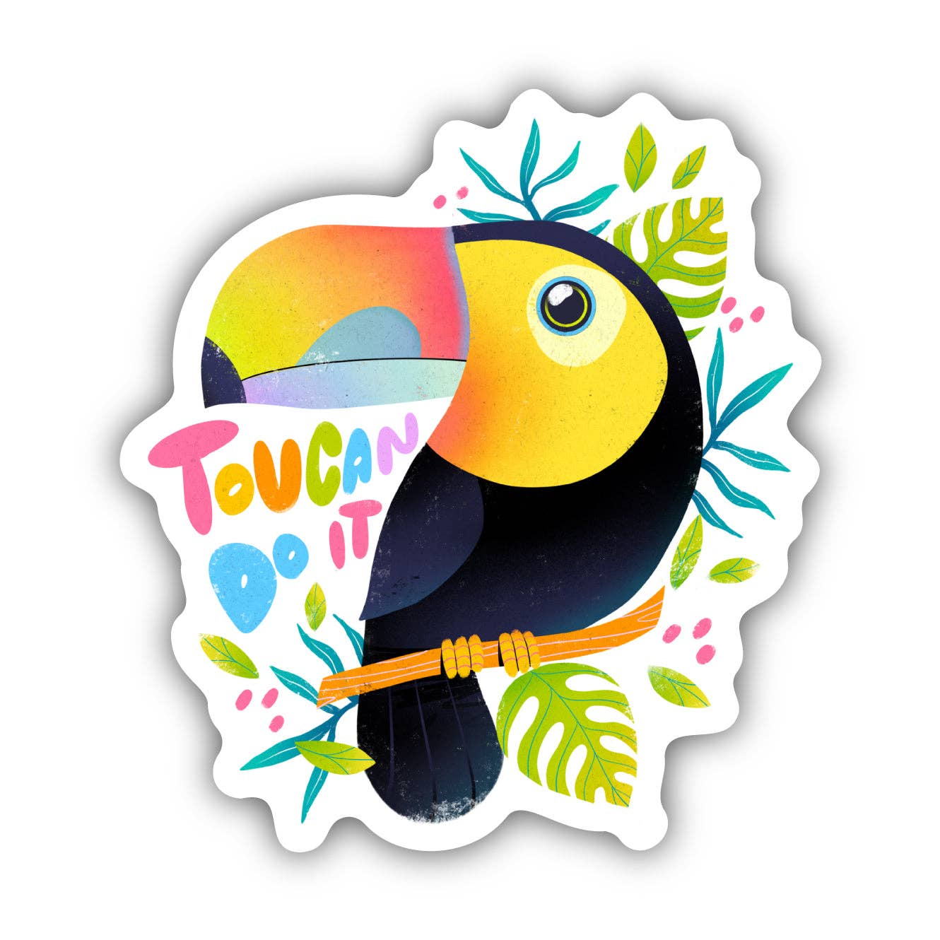Toucan Do It Animal Sticker