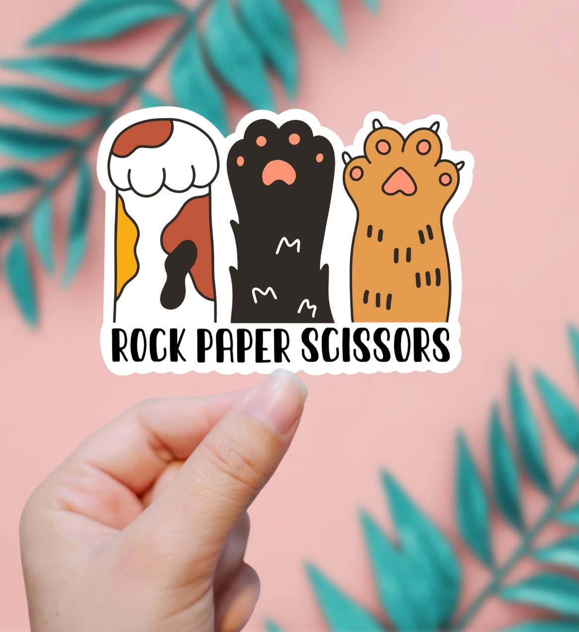 Rock Paper Scissors Sticker – Graphic-Poetry Stationery Shop