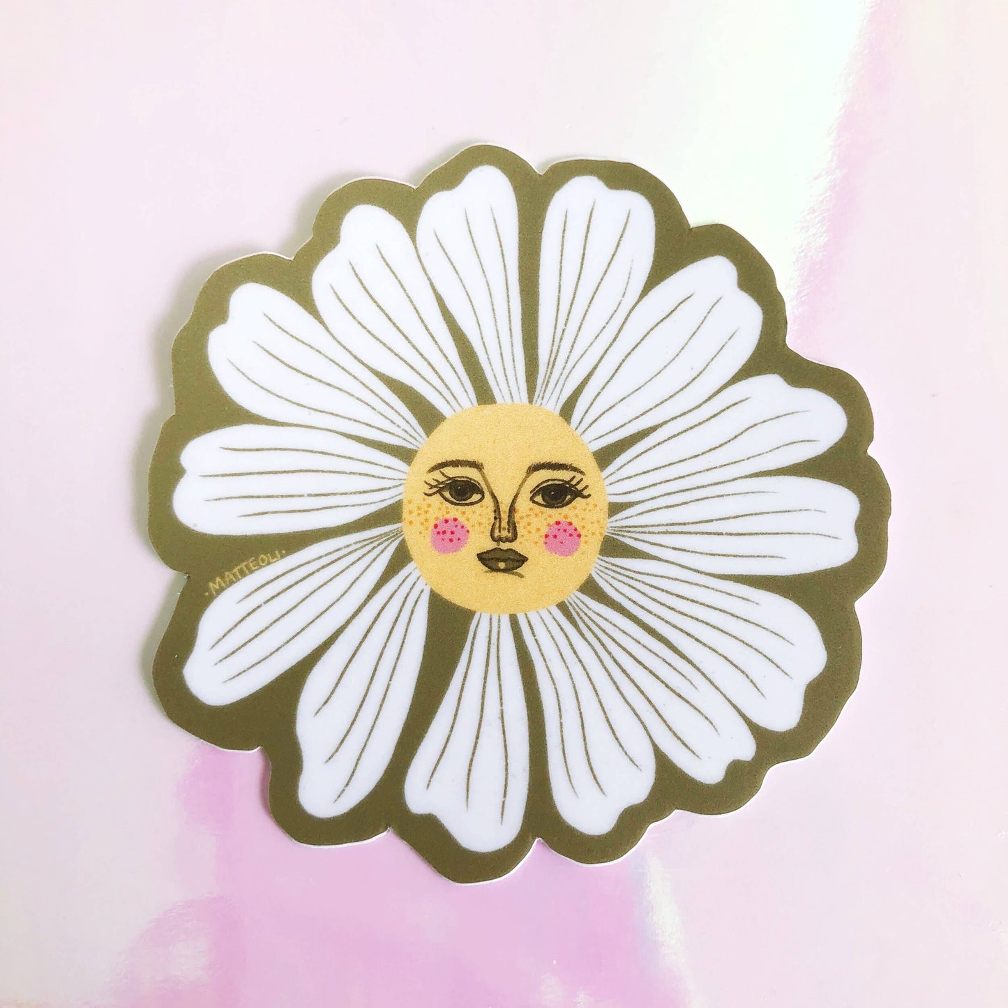 Golden Afternoon Matte Sticker