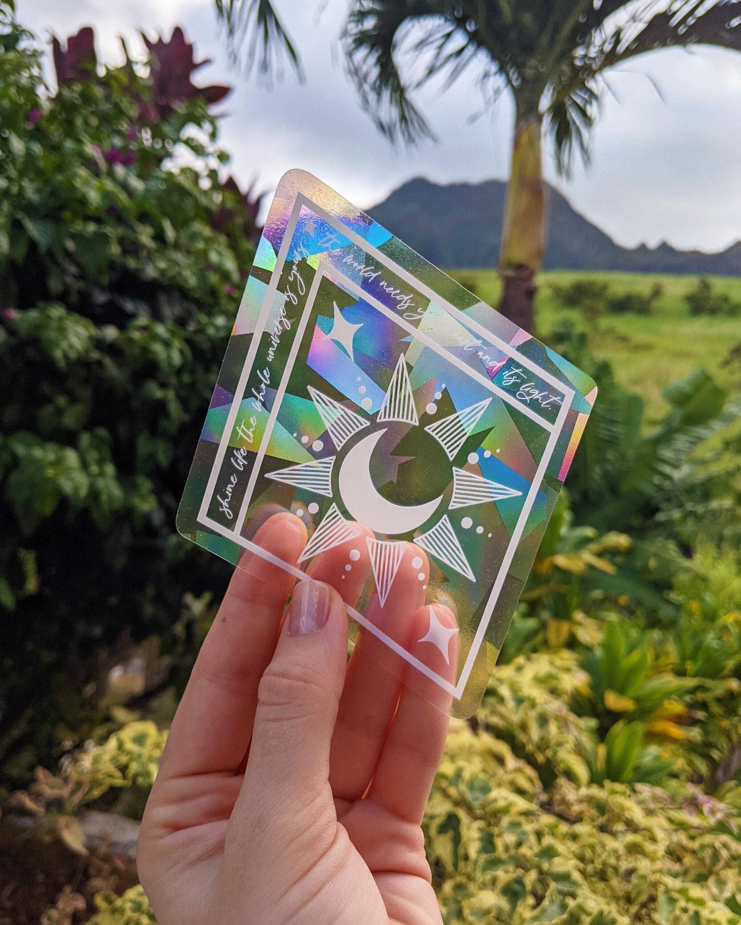 Sun & Moon Suncatcher Window Decal Sticker