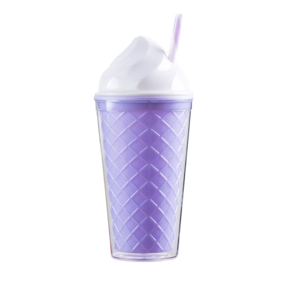 Ice Cream Cone Tumbler - 16 Oz
