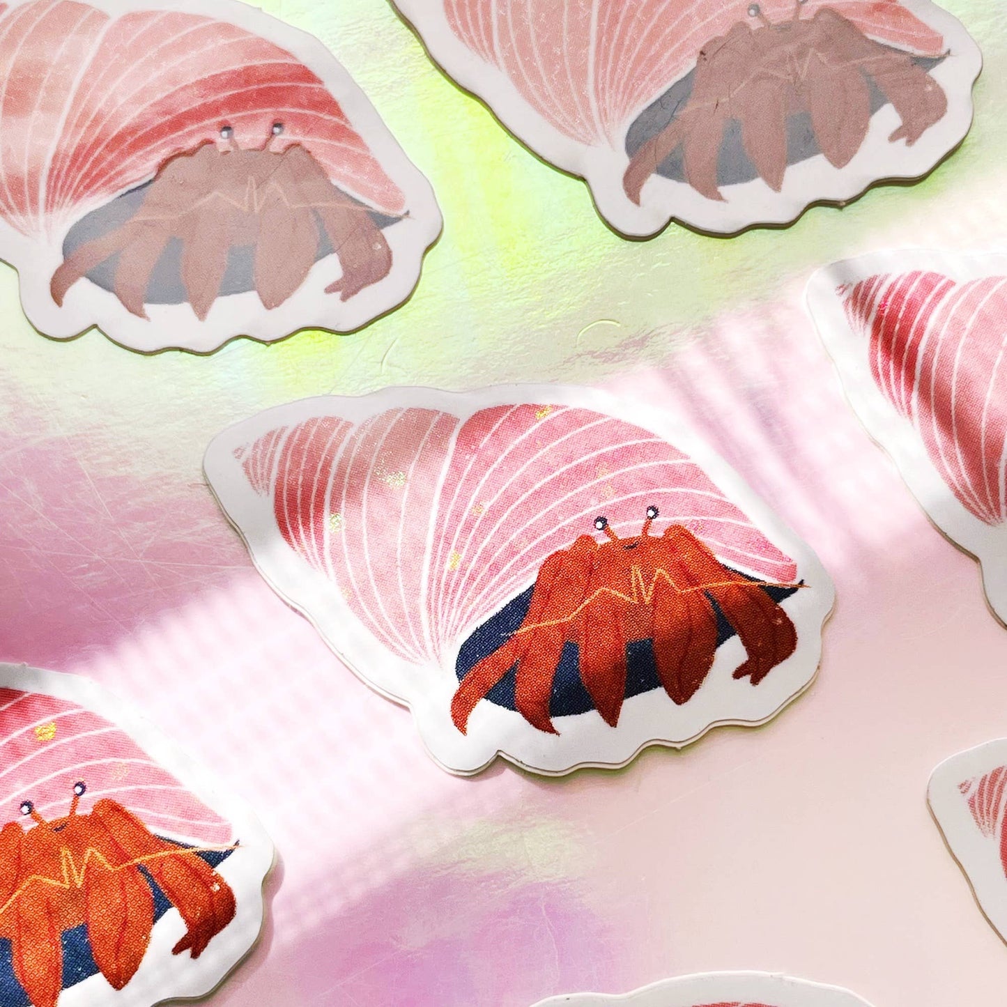 Glitter Crab Filler Sticker