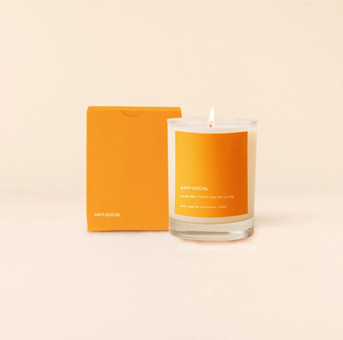 Anti-Social Candle - Rocks Glass