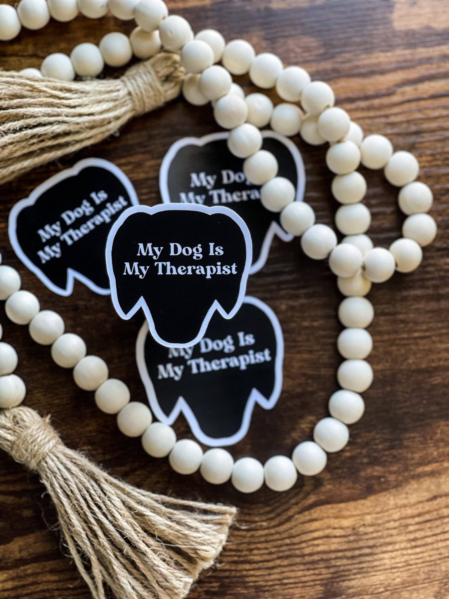 My Dog Is My Therapist Sticker
