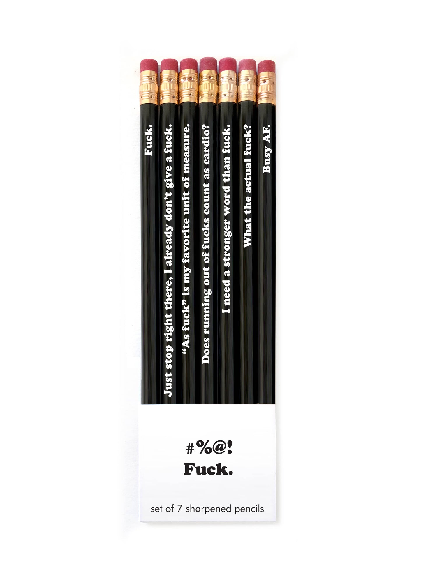 #%@! FUCK Pencil Set