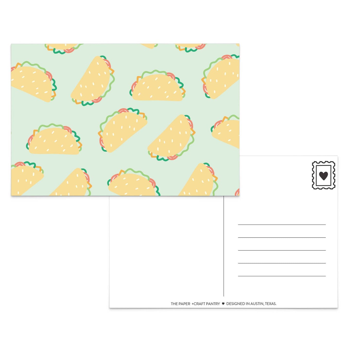 Tacos on Mint Postcard