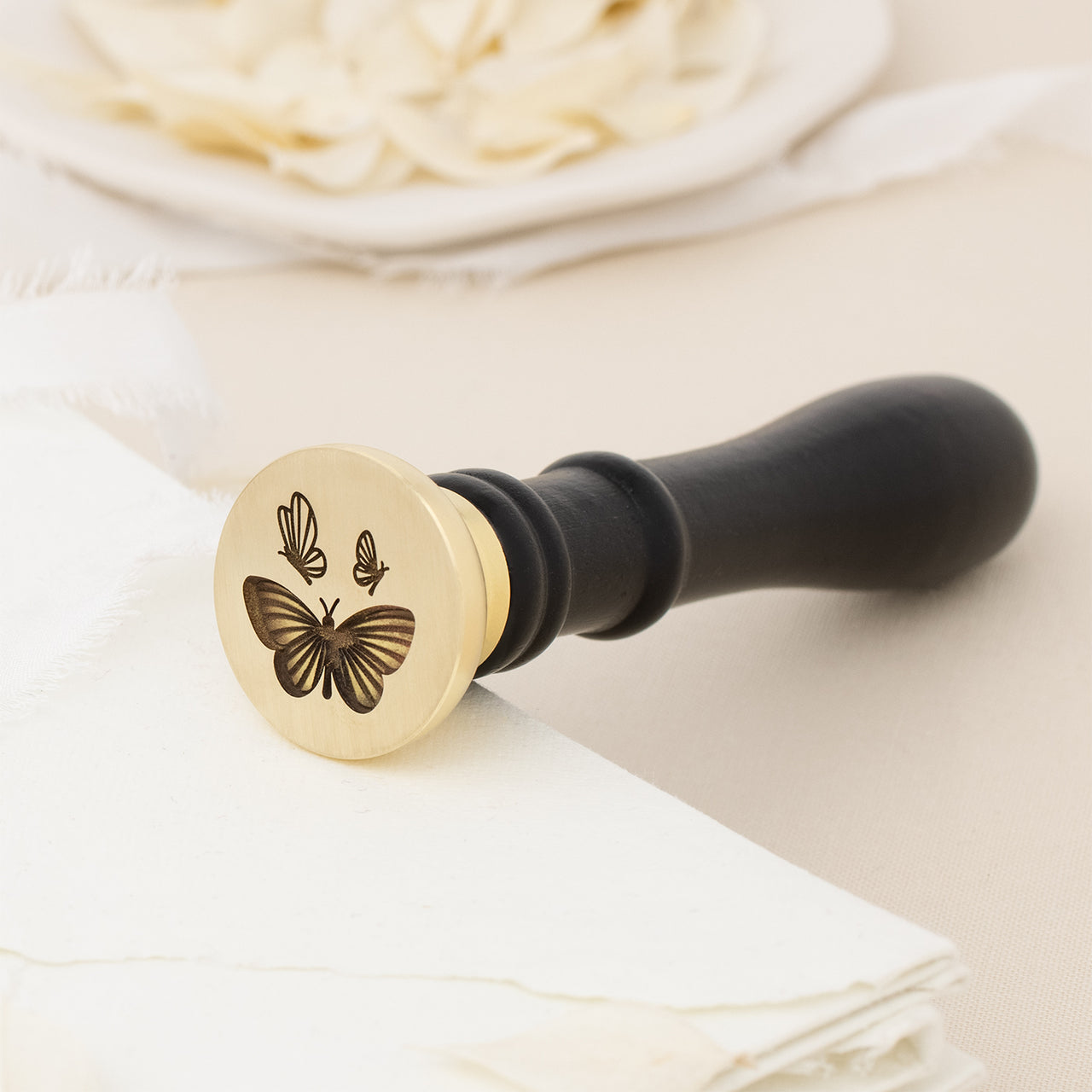 You Give Me Butterflies 3D Wax Stamp