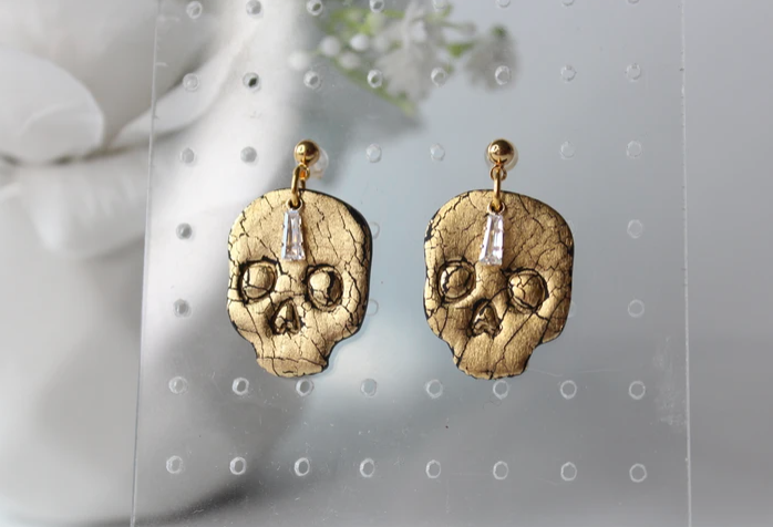 Skull Earrings by Love Lake Valley