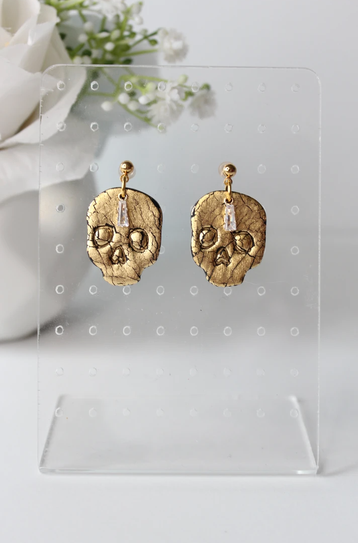 Skull Earrings by Love Lake Valley