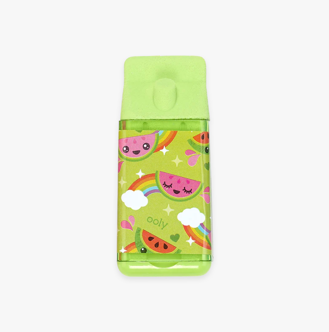 Lil' Juicy Box Scented Eraser + Sharpener