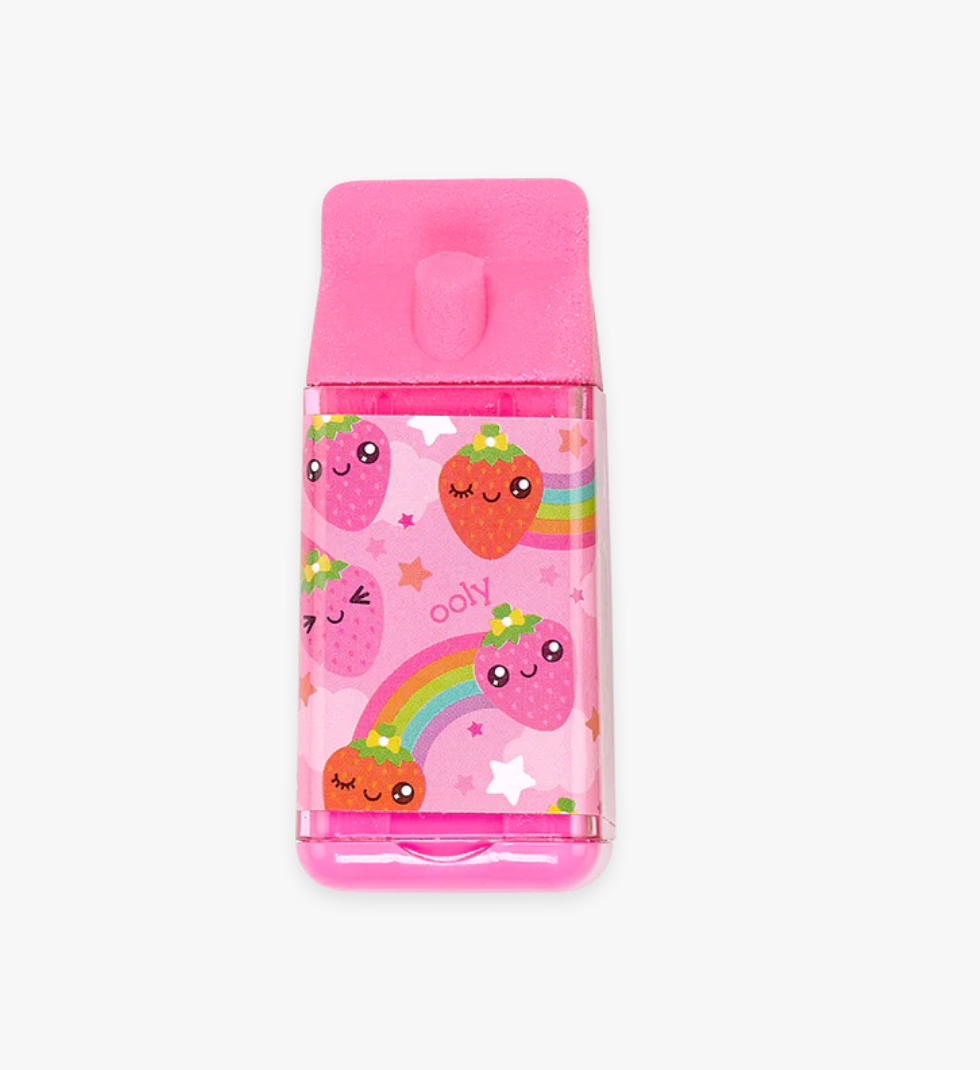 Lil' Juicy Box Scented Eraser + Sharpener
