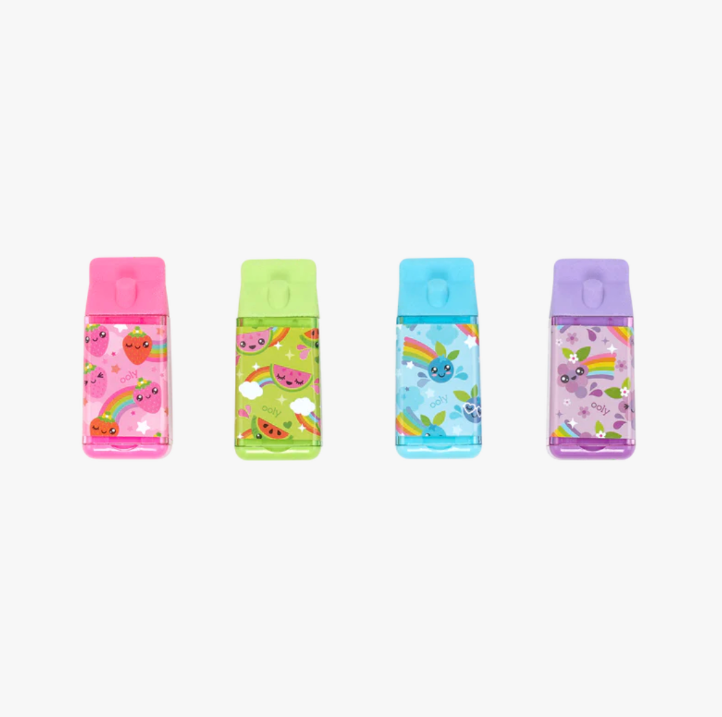 Lil' Juicy Box Scented Eraser + Sharpener