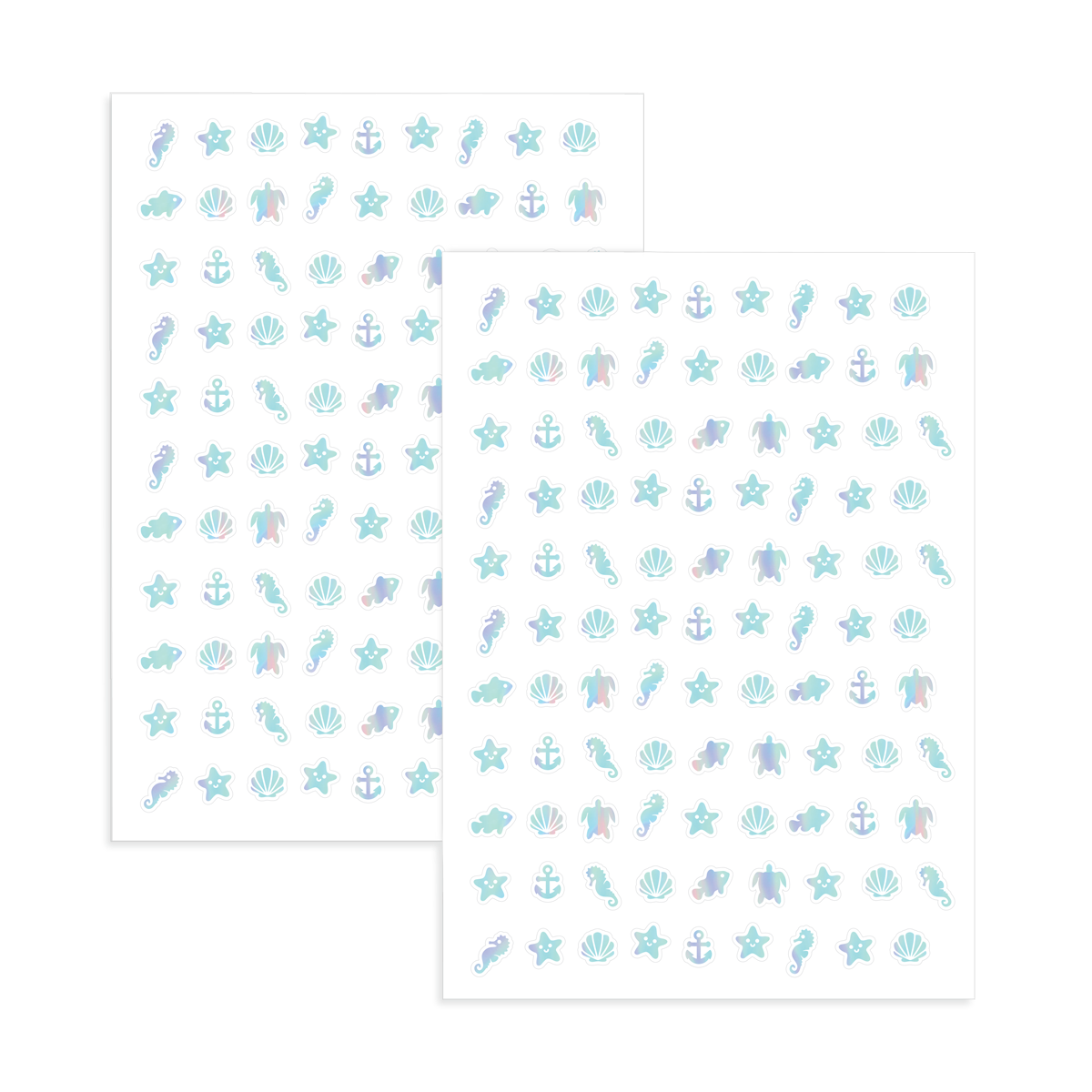 SHELLEY Nail Sticker - 2 sheets