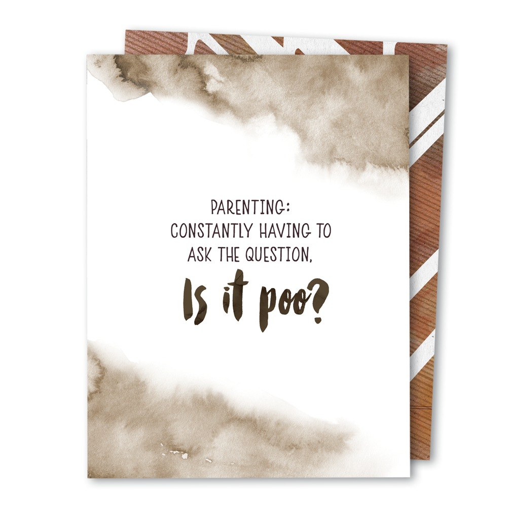 Is It Poo- Parent Support Card