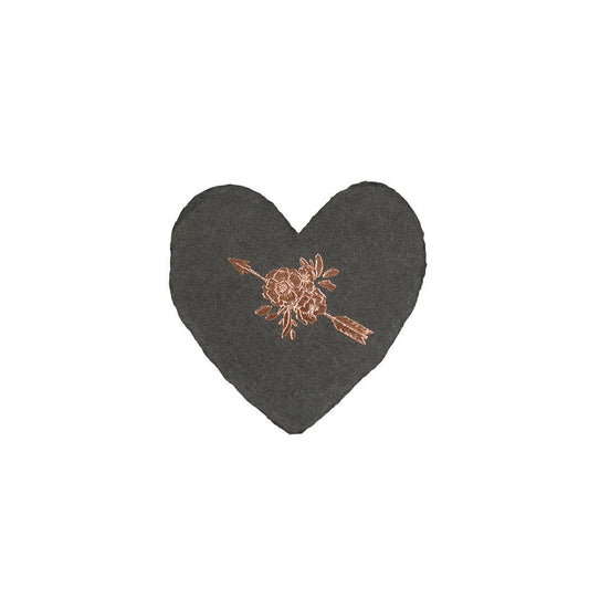 Petite Foiled Heart Seed card