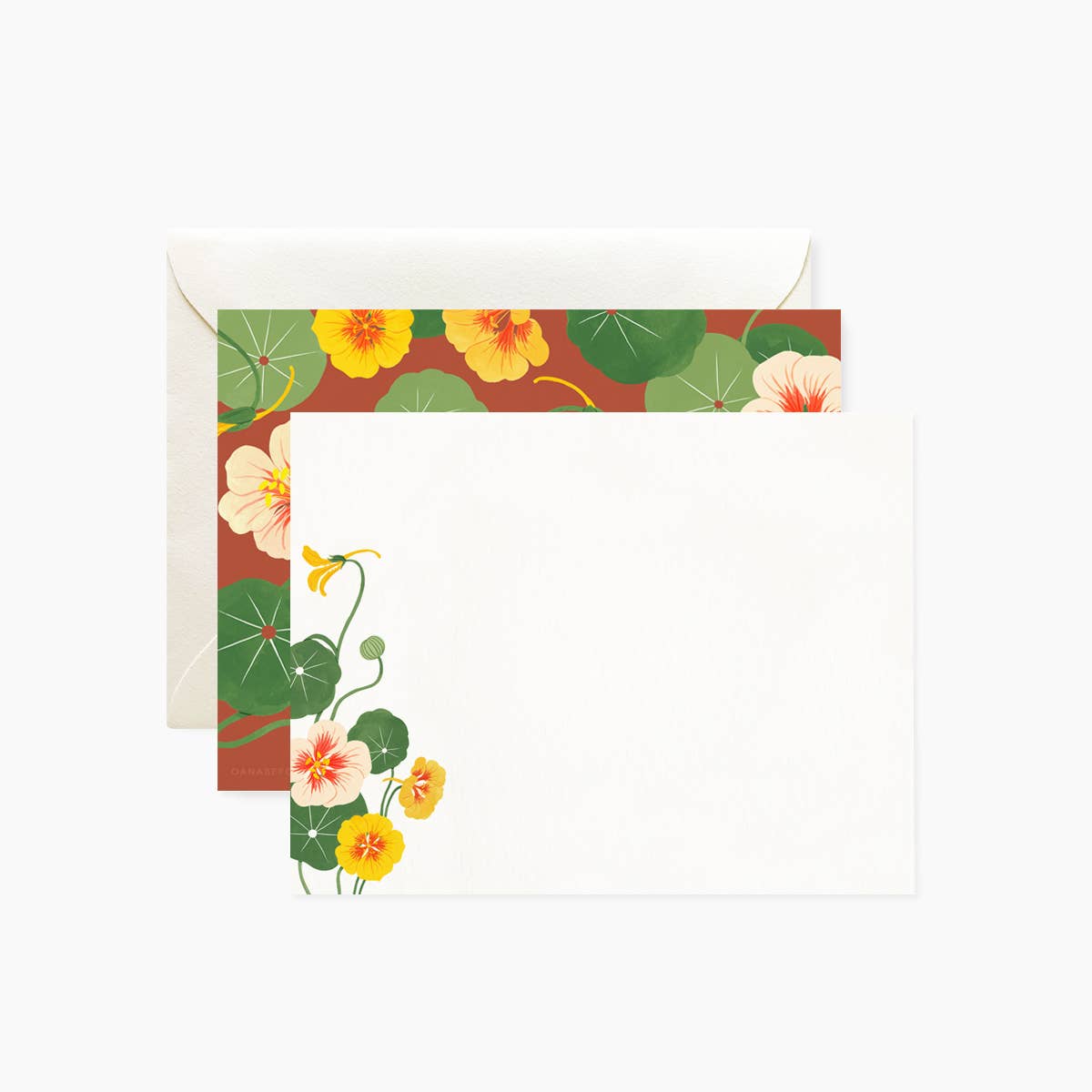 NASTURTIUM Notecards | Set of 4