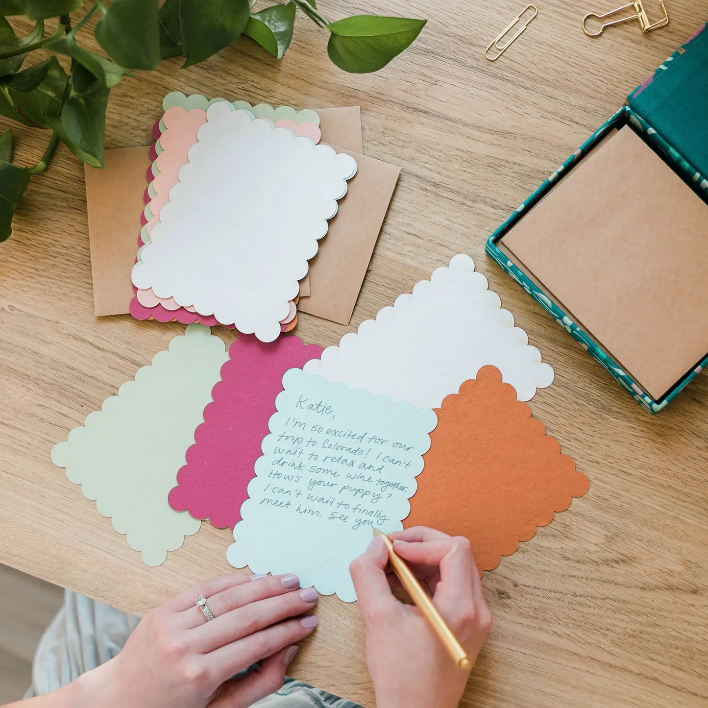 Luxury Handmade Paper Note Card Boxed Set