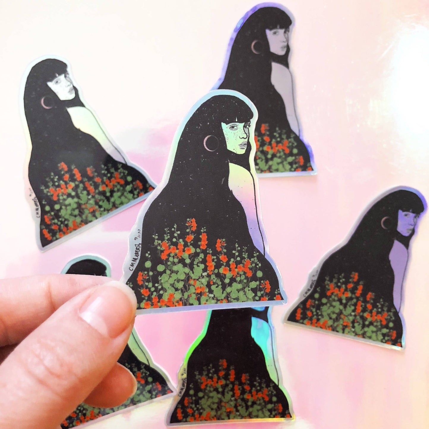 Mother Earth Holographic Sticker