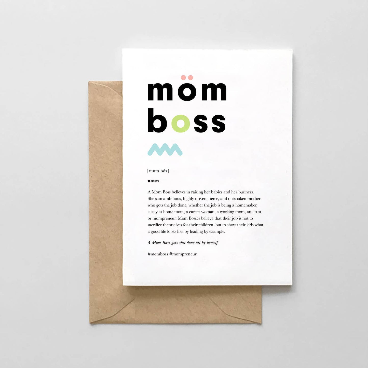 Mom Boss Card
