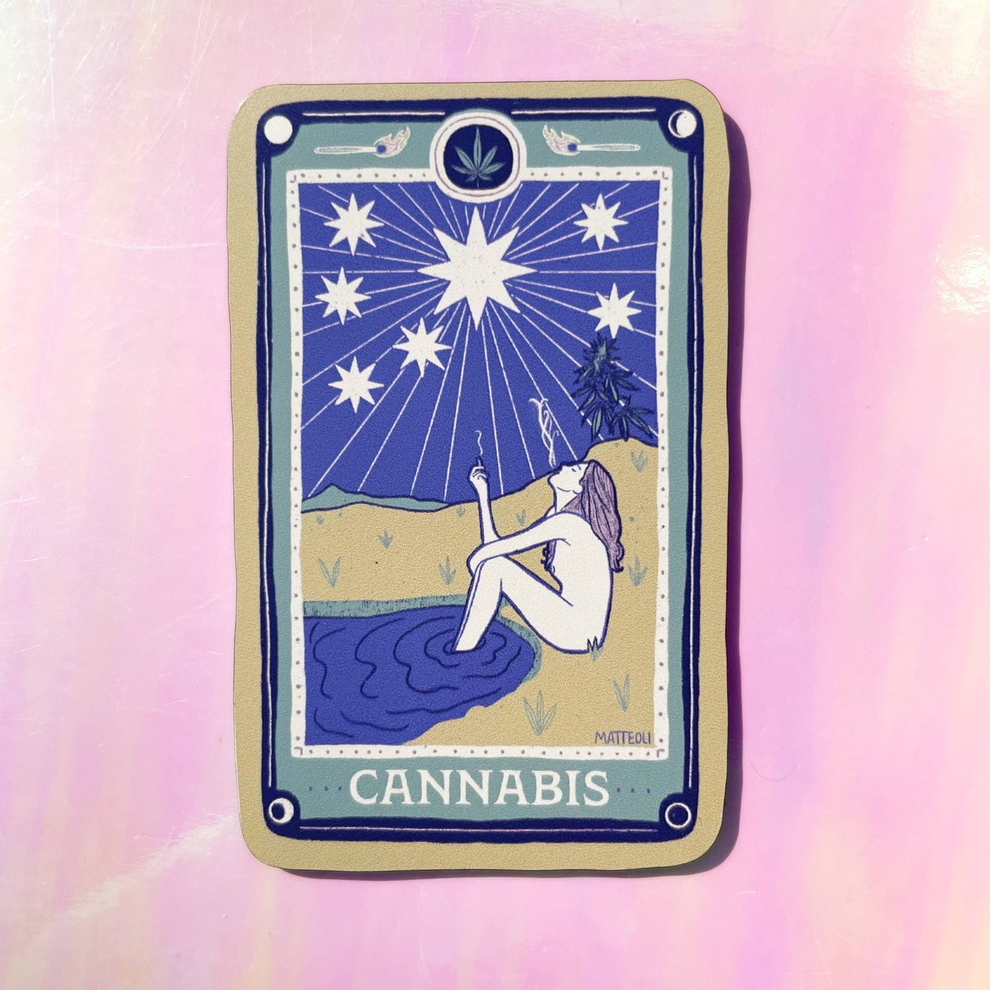Cannabis Tarot Magnet