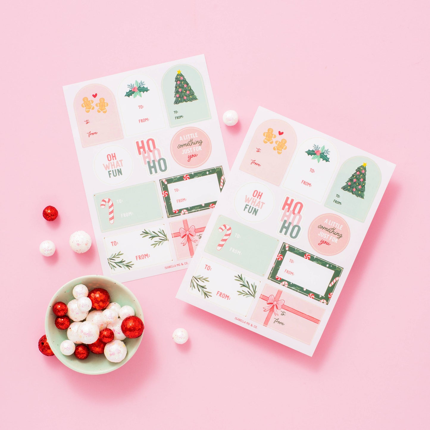 Oh So Jolly Gift Stickers