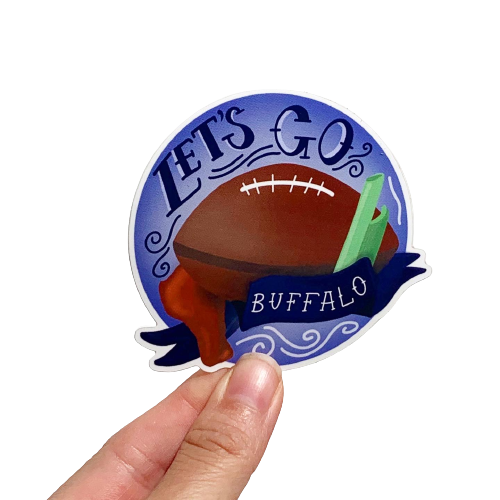 Let’s go Buffalo vinyl decal