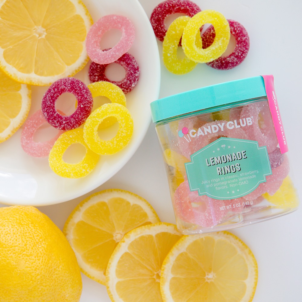 Gummy Candy Lemonade Rings