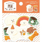 Watashi Biyori Flake Stickers- Dogs