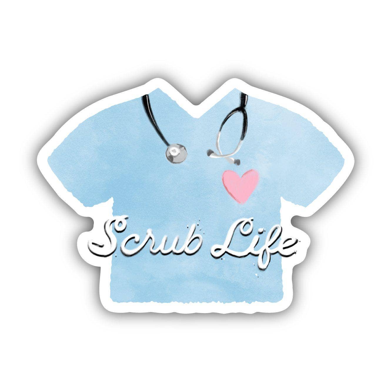 Scrub Life Sticker