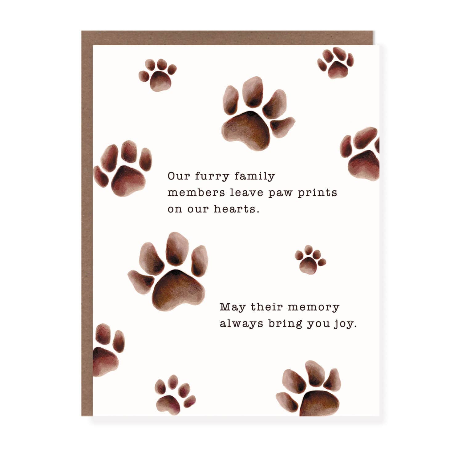 Pet Paws | Pet Sympathy Card