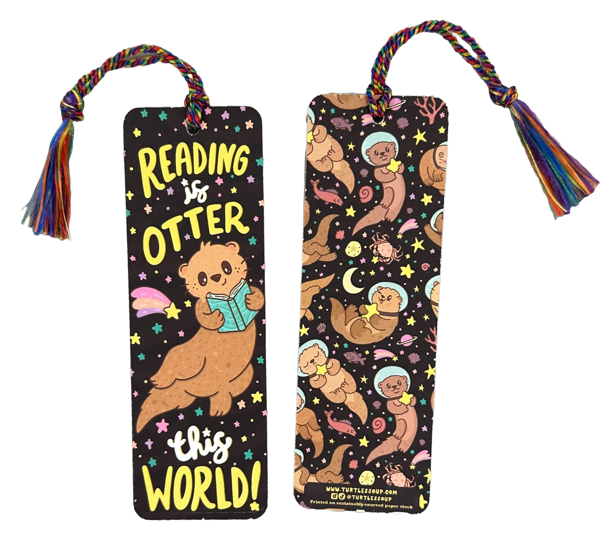 Reading Is Otter This World Bookmark
