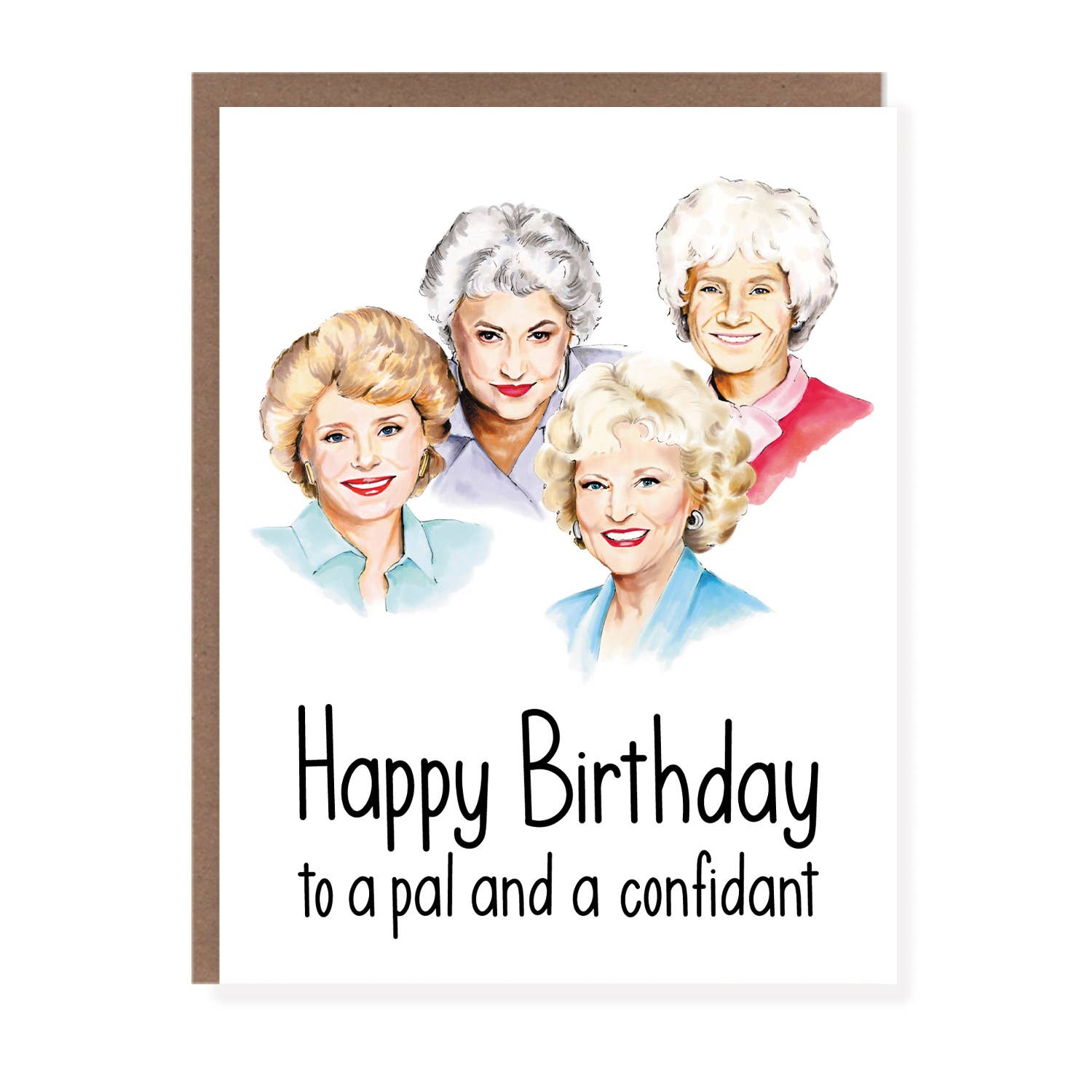 Golden Friendship | Pop Culture Birthday Card