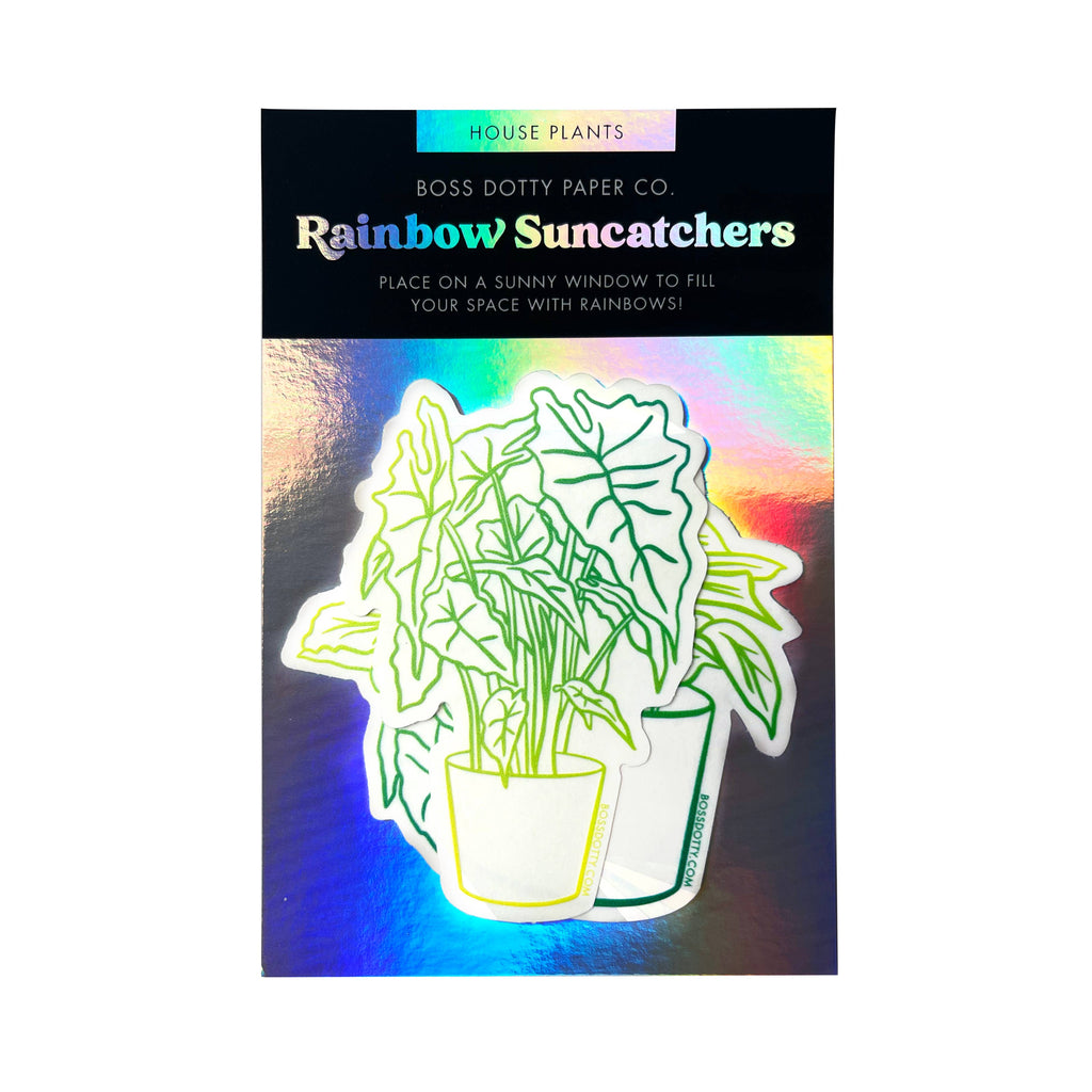House Plants Rainbow Suncatchers Set of 3