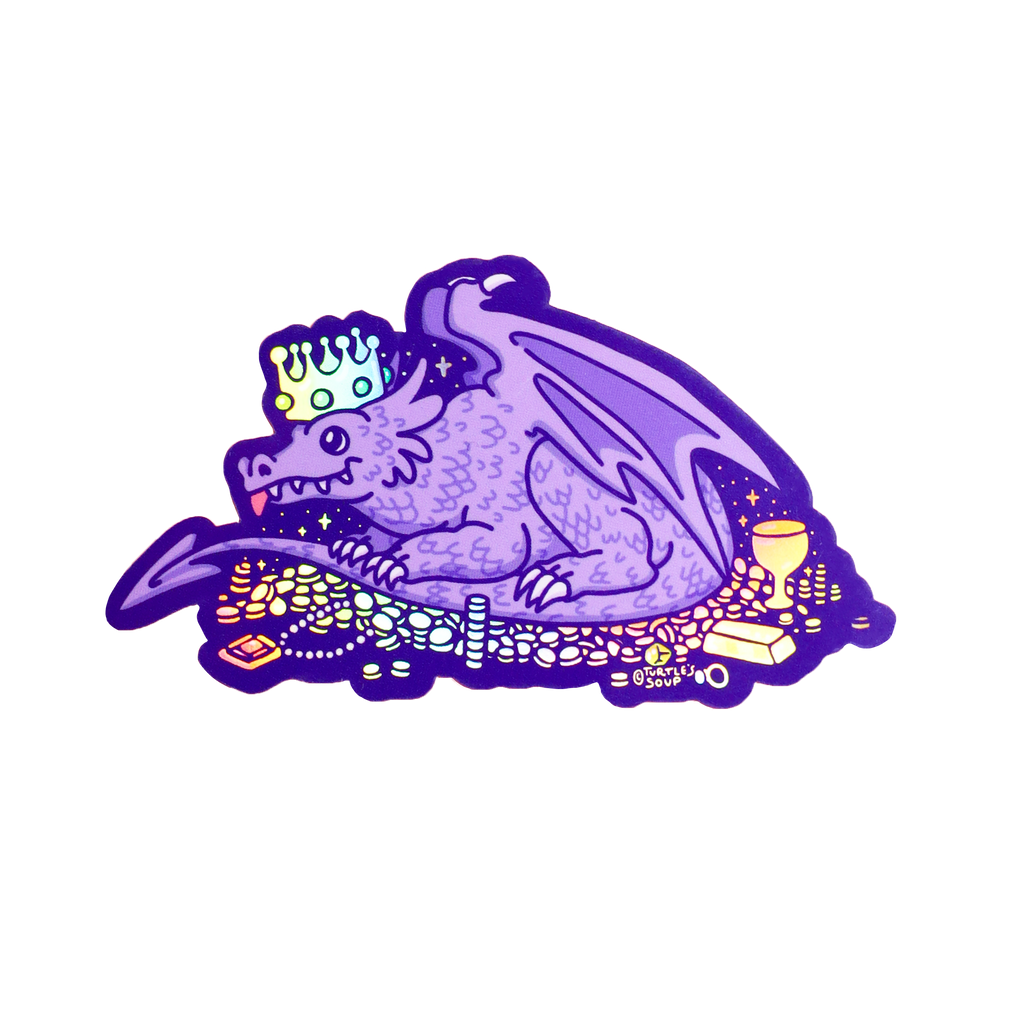 Dragon Treasure Vinyl Sticker