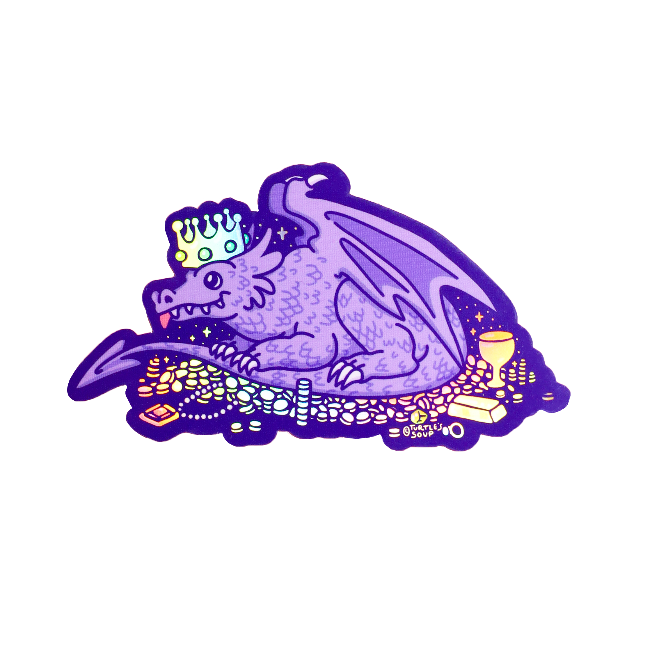 Dragon Treasure Vinyl Sticker