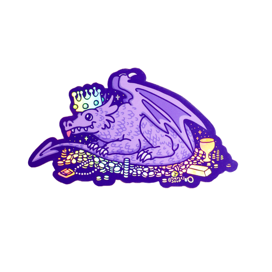 Dragon Treasure Vinyl Sticker